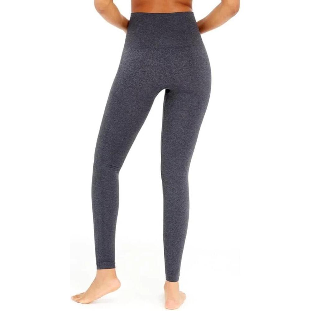 Spanx Women's Heather Gray Look at Me Now Seamless Pull On Leggings Size Medium - Picture 2 of 12